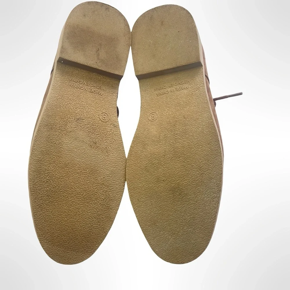 Old Navy Men's Brown Suede Lace-Up Shoes size 8